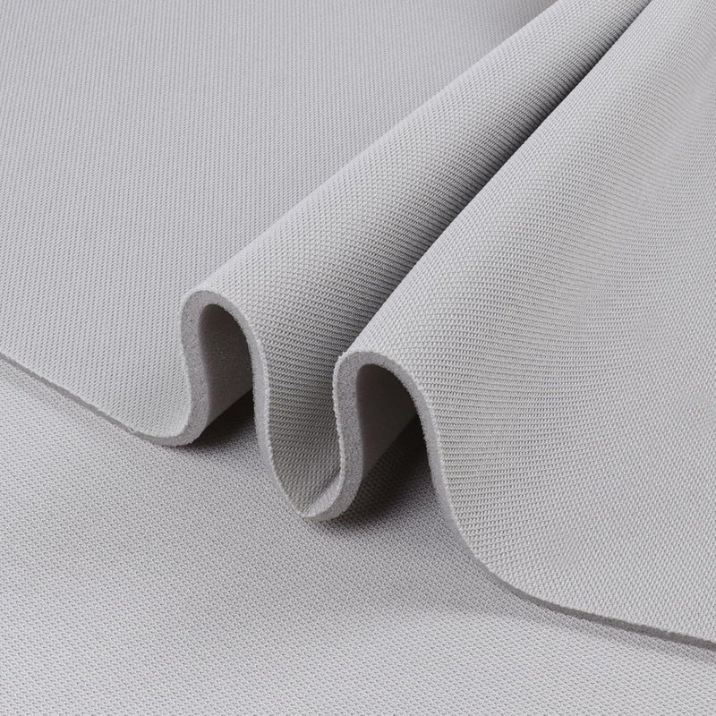 GoldWheel Auto Headliner Fabric Mesh Type 60inx40in with Foam Backing Interior Replacement Headliner Material, for All Vehicles RV Boat Home Roof Upholstery Fabric, Light Grey - Image 2